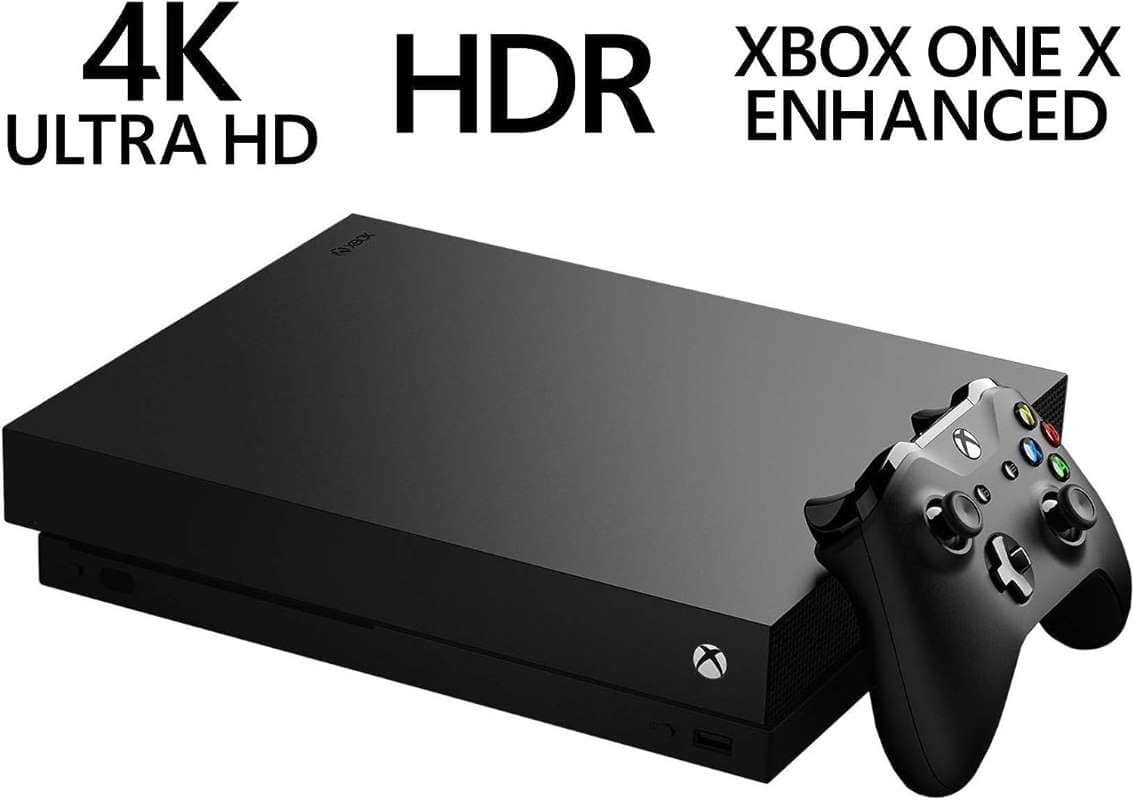Nintendo Switch Microsoft Xbox One X XBOX ONE X Xbox One X 1 TB Gaming Console – Black Blu-ray 4K UHD 12GB GPU